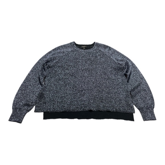 J.Crew Navy high low Shimmer Sweater size S - Picture 3 of 12